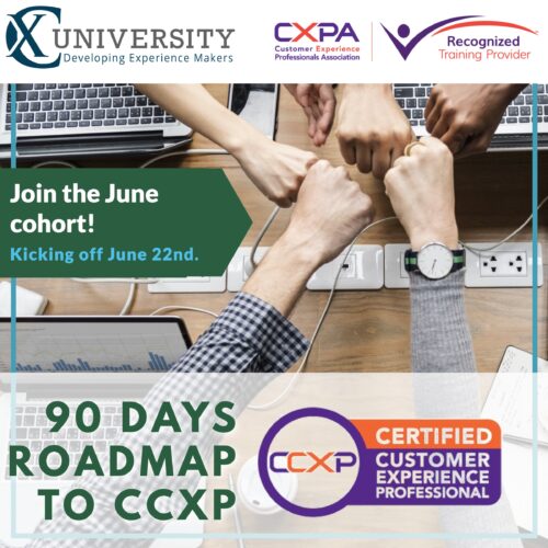 90 Days Roadmap to CCXP Customer Experience certification