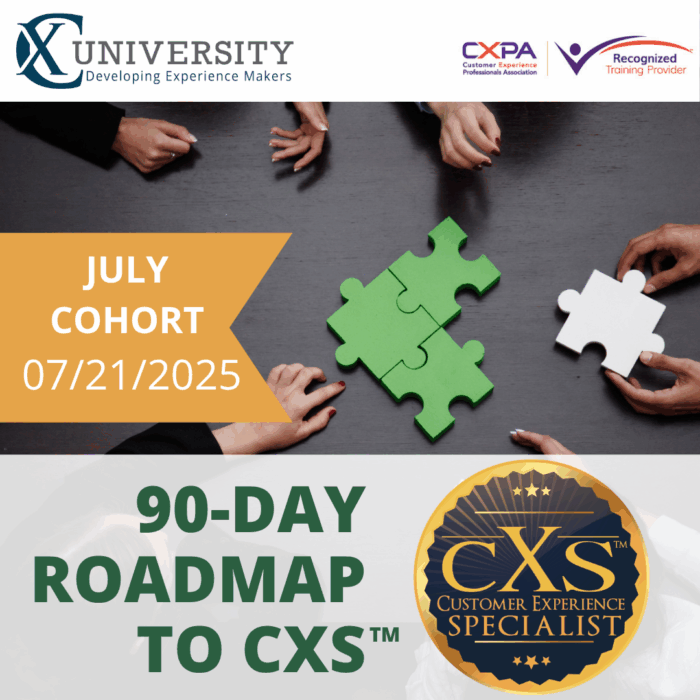 90-Day Roadmap to CXS